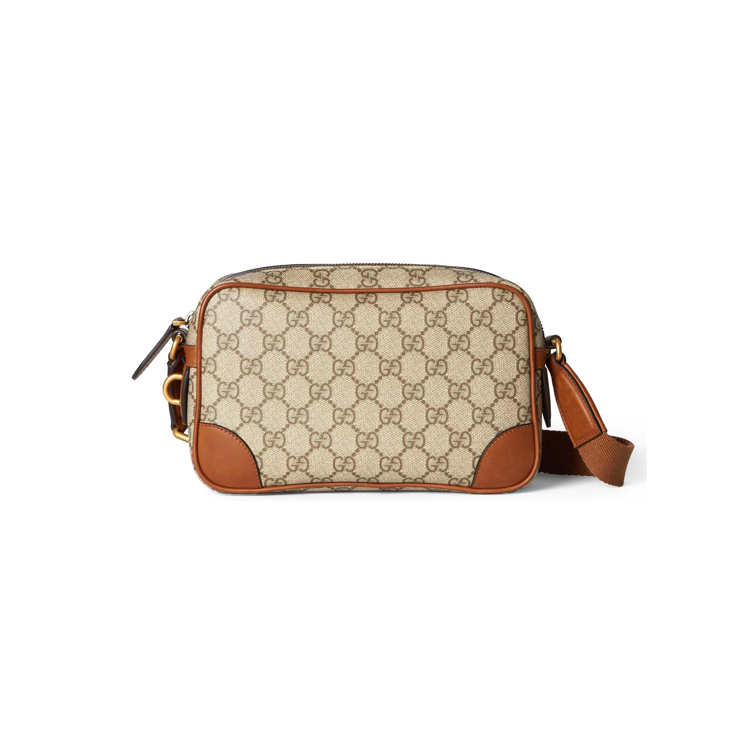 g*u*i gg emblem embossed S*per mini bag 821216 (22*14*6cm)